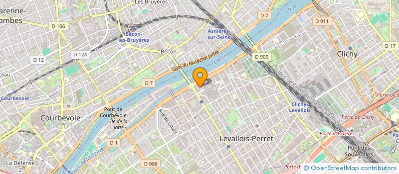 localisation de l'entreprise MONSIEUR PHILIPPE HADDAD à LEVALLOIS-PERRET