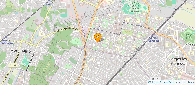 localisation de l'entreprise MONSIEUR PHILIPPE HADDAD  SARCELLES