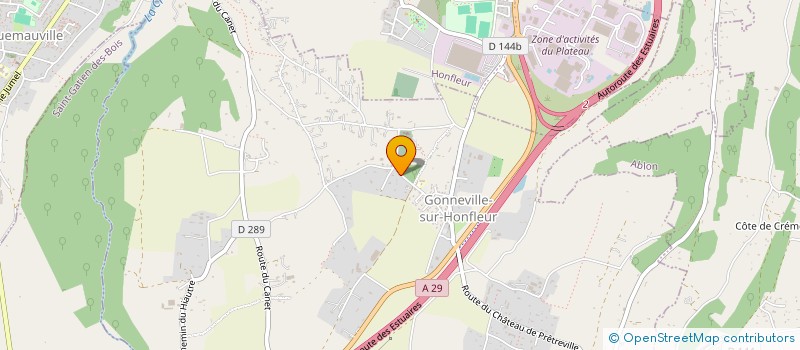 localisation de l'entreprise MONSIEUR PHILIPPE HAEGELI  GONNEVILLE-SUR-HONFLEUR