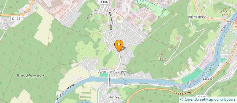 localisation de l'entreprise MONSIEUR PHILIPPE HAGOPIAN  AVANNE-AVENEY