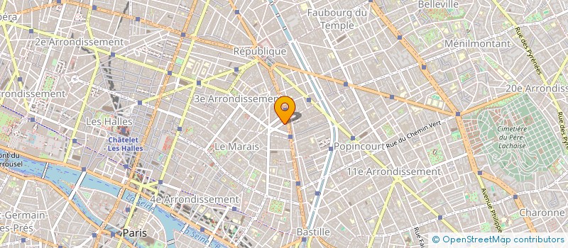 localisation de l'entreprise MONSIEUR PHILIPPE HAGUE  PARIS