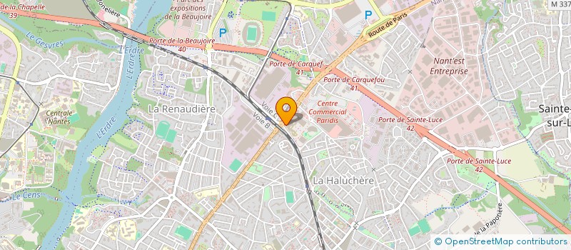 localisation de l'entreprise MONSIEUR PHILIPPE HALLOUIN à NANTES