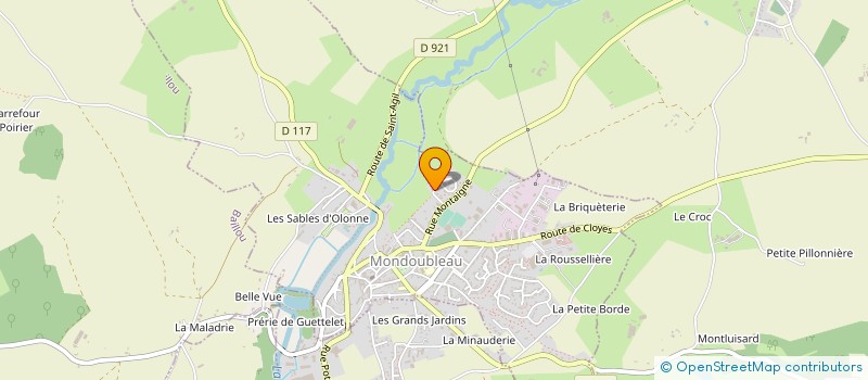 localisation de l'entreprise MONSIEUR PHILIPPE HALLOUIN à MONDOUBLEAU