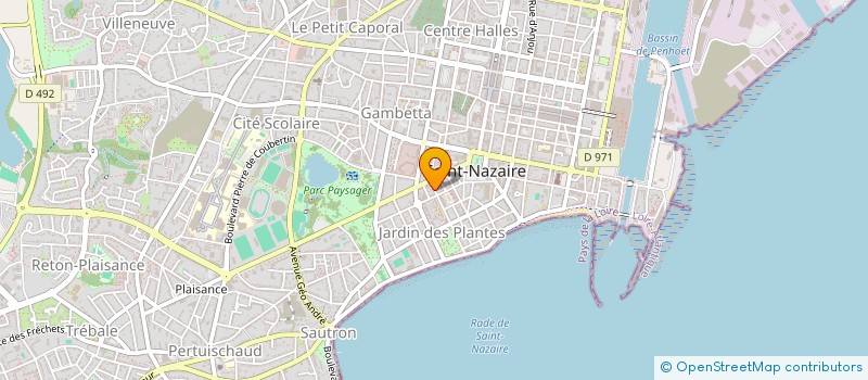 localisation de l'entreprise MONSIEUR PHILIPPE HAMACHE à SAINT-NAZAIRE