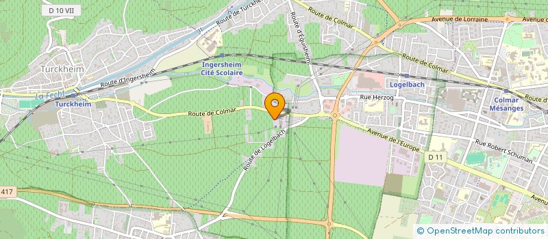 localisation de l'entreprise MONSIEUR PHILIPPE HAMANN  TURCKHEIM