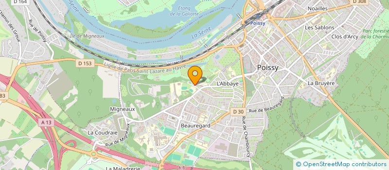 localisation de l'entreprise MONSIEUR PHILIPPE HAMDI  POISSY