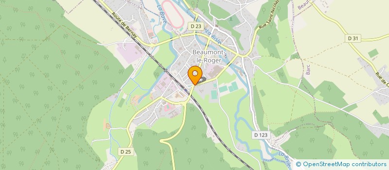 localisation de l'entreprise MONSIEUR PHILIPPE HAMELET à BEAUMONT-LE-ROGER