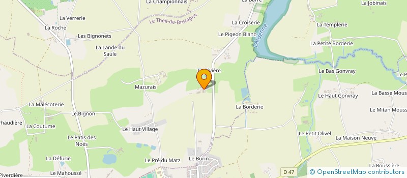 localisation de l'entreprise MONSIEUR PHILIPPE HAMELIN  LE THEIL-DE-BRETAGNE