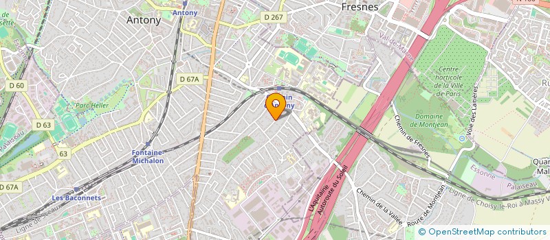 localisation de l'entreprise MONSIEUR PHILIPPE HAMELIN  ANTONY