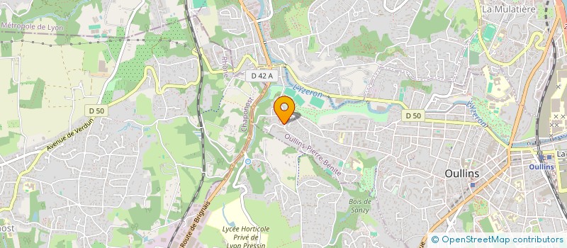 localisation de l'entreprise MONSIEUR PHILIPPE HAMER  OULLINS-PIERRE-BENITE