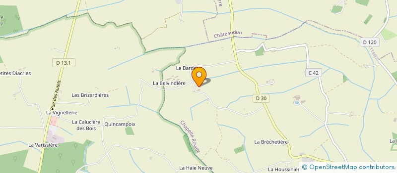 localisation de l'entreprise MONSIEUR PHILIPPE HAMET à CHAPELLE-ROYALE