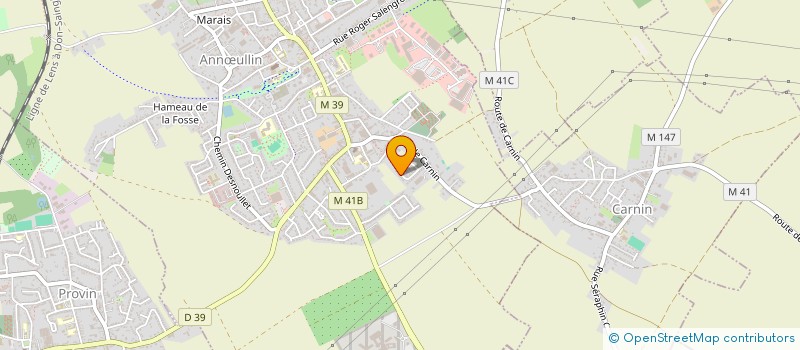 localisation de l'entreprise MONSIEUR PHILIPPE HAMIEUX  ANNULLIN