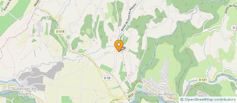localisation de l'entreprise MONSIEUR PHILIPPE HAMOIGNON  SAINT-ANDRE-EN-ROYANS