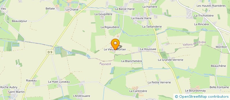 localisation de l'entreprise MONSIEUR PHILIPPE HAMON  VALLONS-DE-L'ERDRE