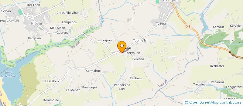 localisation de l'entreprise MONSIEUR PHILIPPE HAMON  TREOGAT