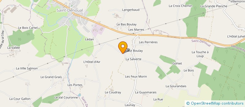 localisation de l'entreprise MONSIEUR PHILIPPE HAMONET à SAINT-DENOUAL