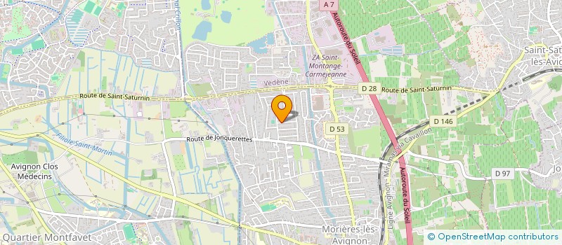 localisation de l'entreprise MONSIEUR PHILIPPE HANULA  MORIERES-LES-AVIGNON