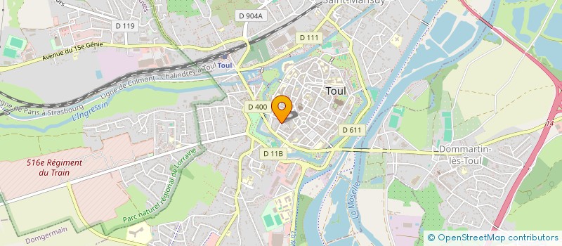 localisation de l'entreprise MONSIEUR PHILIPPE HANUS à TOUL