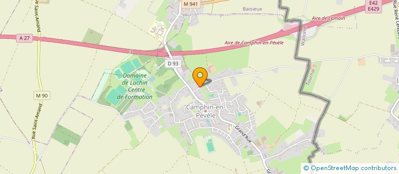 localisation de l'entreprise MONSIEUR PHILIPPE HARDEMAN à CAMPHIN-EN-PEVELE