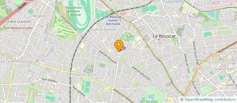 localisation de l'entreprise MONSIEUR PHILIPPE HARDOUIN à LE BOUSCAT