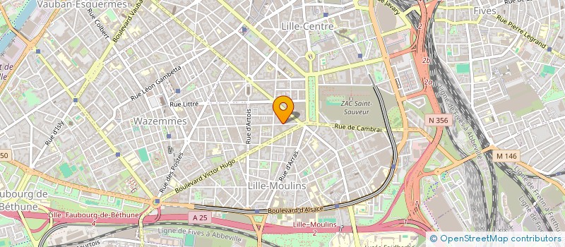 localisation de l'entreprise MONSIEUR PHILIPPE HARFAUX à LILLE