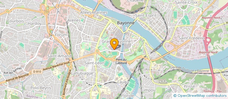 localisation de l'entreprise MONSIEUR PHILIPPE HARMENT à BAYONNE