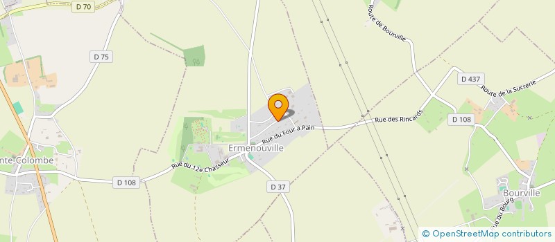 localisation de l'entreprise MONSIEUR PHILIPPE HARREWIJN  ERMENOUVILLE