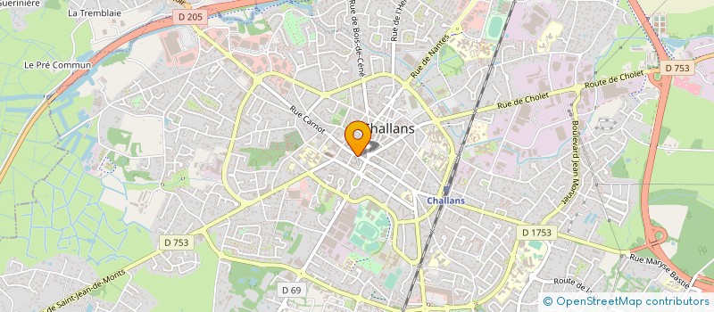 localisation de l'entreprise MONSIEUR PHILIPPE HAUBOIS à CHALLANS