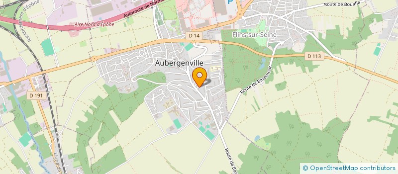 localisation de l'entreprise MONSIEUR PHILIPPE HAUDRECHY  AUBERGENVILLE