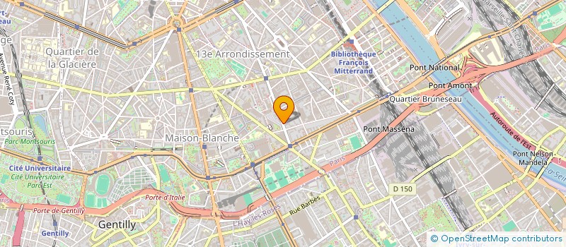 localisation de l'entreprise MONSIEUR PHILIPPE HAUMONT  PARIS