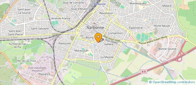 localisation de l'entreprise MONSIEUR PHILIPPE HAUSER  NARBONNE