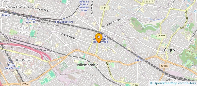 localisation de l'entreprise MONSIEUR PHILIPPE HAUSTANT à VILLEMOMBLE