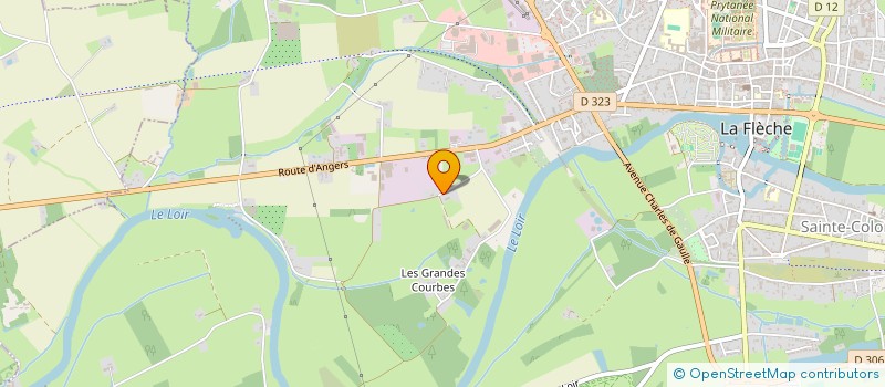 localisation de l'entreprise MONSIEUR PHILIPPE HAUTREUX  LA FLECHE