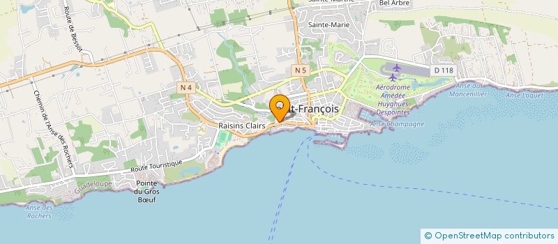 localisation de l'entreprise MONSIEUR PHILIPPE HAVEZ  SAINT-FRANCOIS