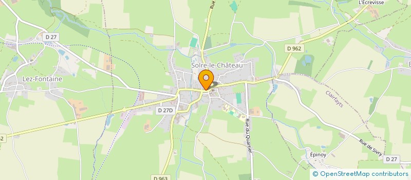 localisation de l'entreprise MONSIEUR PHILIPPE HAVRET à SOLRE-LE-CHATEAU