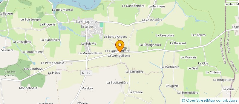 localisation de l'entreprise MONSIEUR PHILIPPE HAY  LOUVIGNE-DE-BAIS