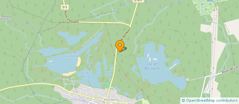 localisation de l'entreprise MONSIEUR PHILIPPE HAZERA  HOSTENS