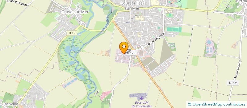 localisation de l'entreprise MONSIEUR PHILIPPE HEBERT  COURSEULLES-SUR-MER