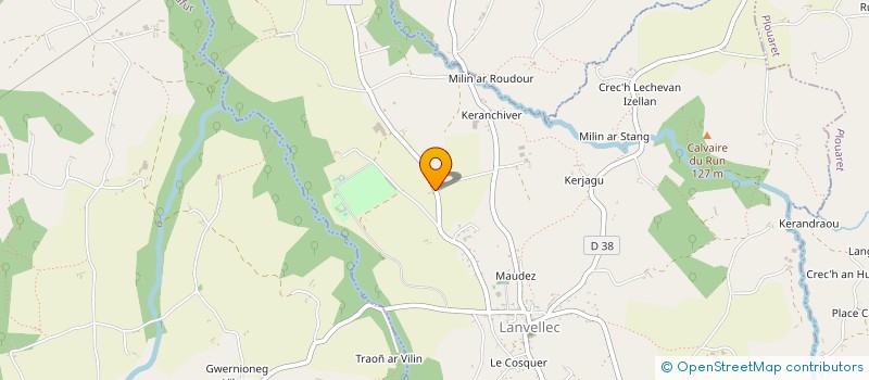 localisation de l'entreprise MONSIEUR PHILIPPE HEBRARD à LANVELLEC