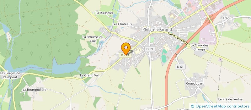 localisation de l'entreprise MONSIEUR PHILIPPE HEIN  PLELAN-LE-GRAND