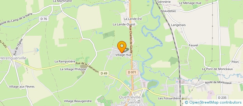 localisation de l'entreprise MONSIEUR PHILIPPE HELEINE à QUETTREVILLE-SUR-SIENNE