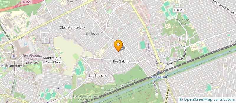 localisation de l'entreprise MONSIEUR PHILIPPE HELIN à VILLEPINTE