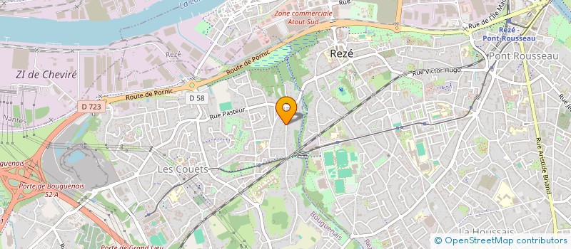 localisation de l'entreprise MONSIEUR PHILIPPE HELION  BOUGUENAIS