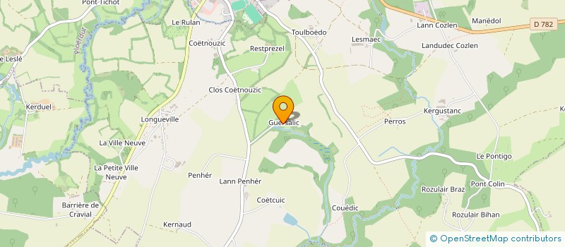 localisation de l'entreprise MONSIEUR PHILIPPE HELLEC à LOCMALO