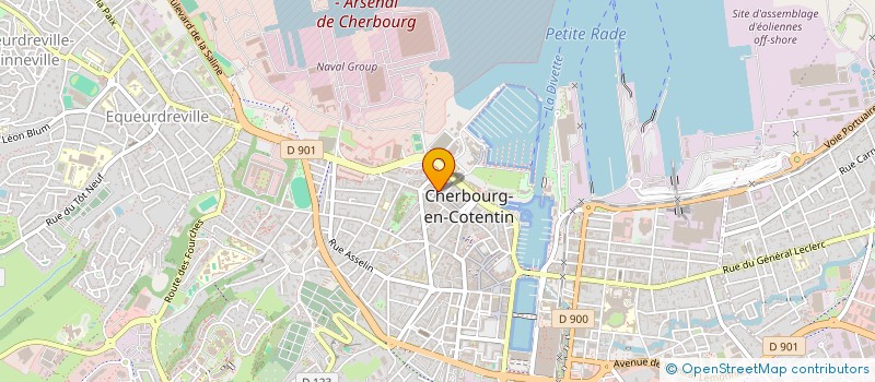 localisation de l'entreprise MONSIEUR PHILIPPE HELMER  CHERBOURG-EN-COTENTIN