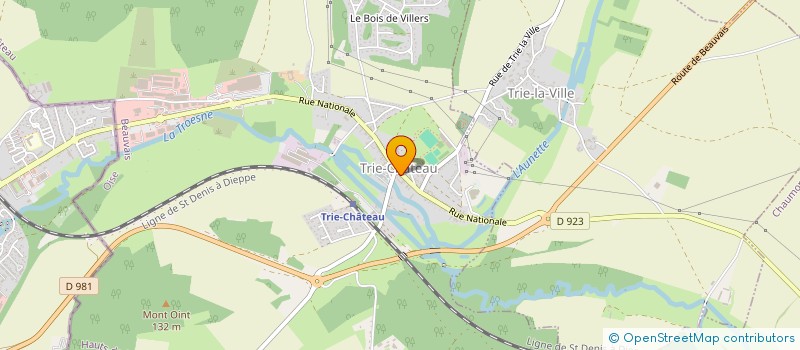 localisation de l'entreprise MONSIEUR PHILIPPE HENDRYCKS à TRIE-CHATEAU