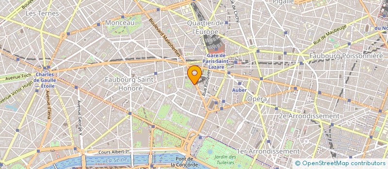 localisation de l'entreprise MONSIEUR PHILIPPE HENENSAL  PARIS