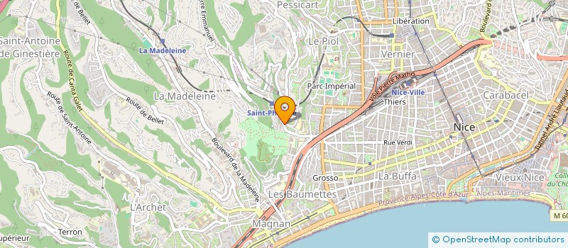 localisation de l'entreprise MONSIEUR PHILIPPE HENNEQUIN à NICE