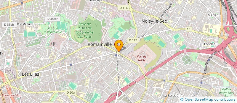 localisation de l'entreprise MONSIEUR PHILIPPE HENNERON à ROMAINVILLE