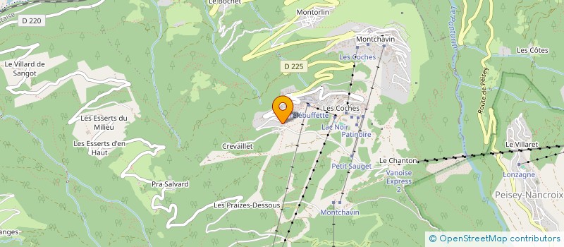 localisation de l'entreprise MONSIEUR PHILIPPE HENON  AIME-LA-PLAGNE